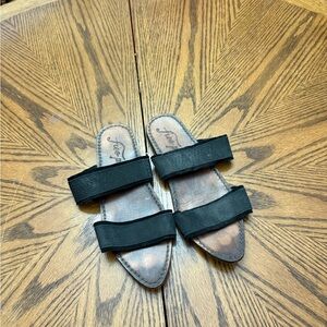 Free People Black Modern Sandals